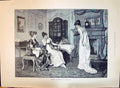 Old 1896 Ladies Preparing Conquest Haigh Wood Lassoing Cattle Argenti Victorian