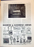 Antique Print 1896 Archbishop Whatley Tomb Dublin Cathedral Gsmith London 19th