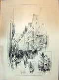 Old 1896 London White Horse Tavern Fetter Lane Lord Cromer Abbas Pash Victorian