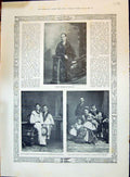 Old 1896 Prince Charles Denmark Christian Princess Children Louisa Ha Victorian
