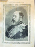 Old 1896 H.R.H. Prince Wales Duchess Fife Princess Victoria Alice Lad Victorian