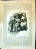 Old Print 1897 Duke Duchess Sutherland Kiosk Gardens By Trent Young Woma 19th