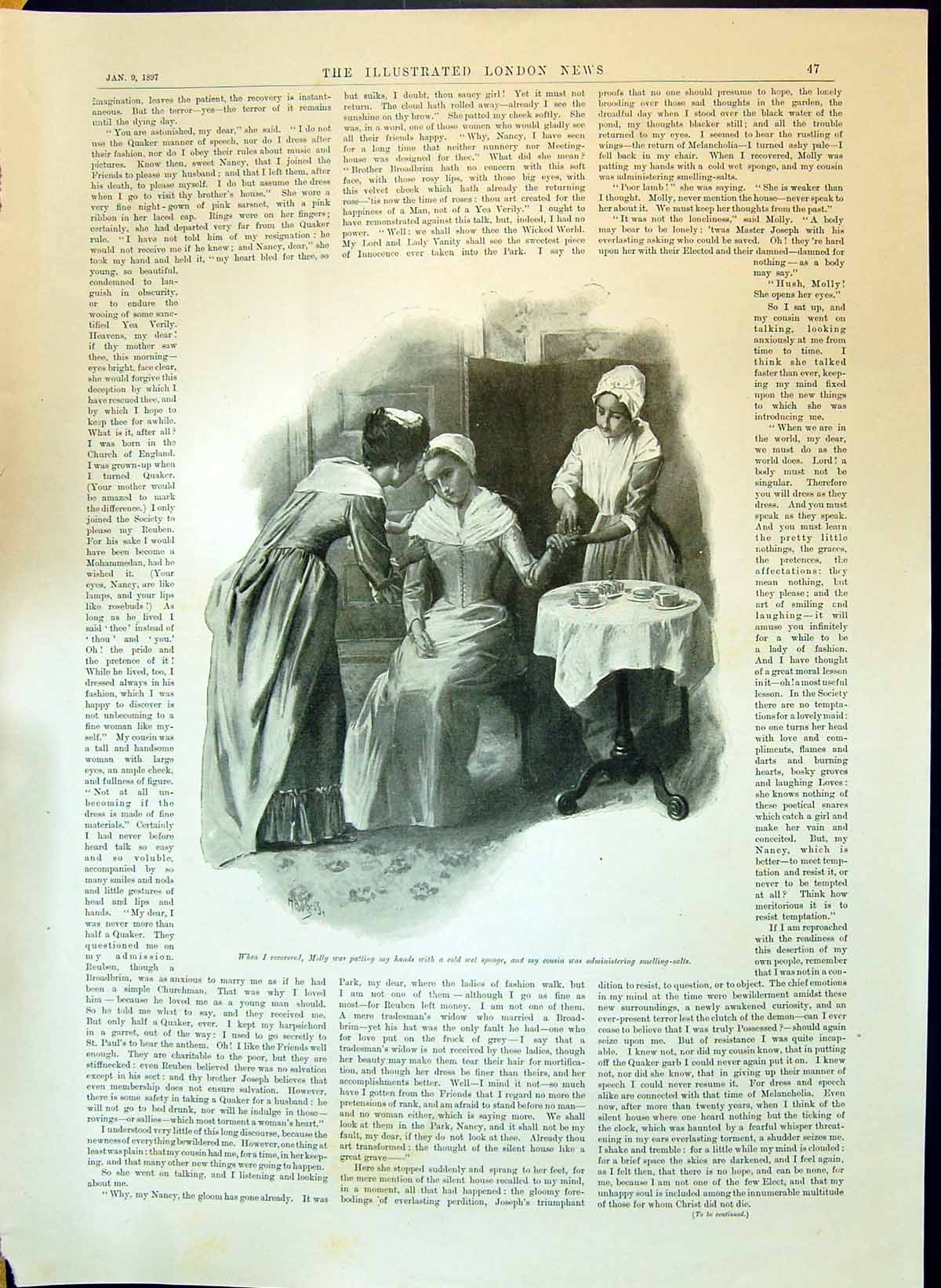 Old Print 1897 Duke Duchess Sutherland Kiosk Gardens By Trent Young Woma 19th