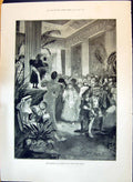 Old 1897 Children'S Fancy-Dress Mansion Benin Disaster Steam-Ship Ivy Victorian