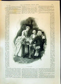 Old Print 1897 The Playhouses Seats The Mighty Mr. Beerbohm Tree Doltair 19th