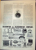 Old Print 1897 General Polavieja Portrait Gsmiths Silversmiths Company A 19th