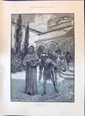 Old 1897 Extremes Meet Bernard Partridge Outdoor Scene Benin Expediti Victorian