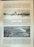 Old 1897 Scandinavian Russian Exhibition Stockholm Djurgarden Island Victorian