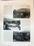 Old 1897 Queen Cimiez Scenes Falicon Village Observatory Amphitheatre Victorian