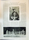 Old 1897 Baron Banffy Hungarian Premier Emperor William Monument Berl Victorian