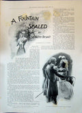 Old 1897 Fountain Sealed By Sir Walter Besant Burgess Illustration St Victorian