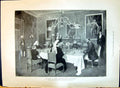Old Print 1897 Queen Cimiez Royal Party Luncheon Admirals Combined Fleet S 19th