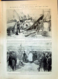 Old 1897 Sissoi Veliki Disaster Funeral Service Victims Oxford Cambri Victorian
