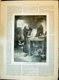 Old 1897 Preparing For Friday Scott Royal Institute Illustration Litt Victorian
