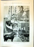 Old 1897 Queen Cimiez Britannia Yacht Nice Harbour War Frontier Bridg Victorian