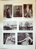 Old 1897 Alice Owen Morris Sant Cooper Calderon Juliet Balcony Leslie Victorian
