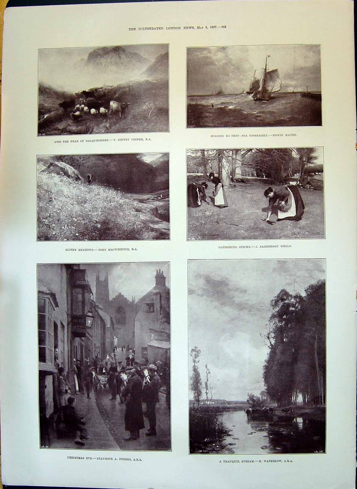 Old 1897 David Murray Hampstead Burgess Forbes Waterlow Sanderson Hay Victorian