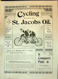 Old 1897 Cycling St. Jacobs Oil Advertisement Mcgregor Nelson Charles Victorian