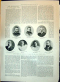 Old 1897 Seddon Sprigg Kingston Reid New Zealand Wales Cape Colony So Victorian