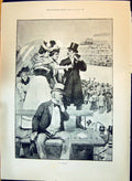 Old 1897 Ascot Horse Racing Crowd Futteh Khan Waziri Afghan Frontier Victorian