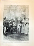 Old 1897 Queen'S Reception Buckingham Palace Royal Procession Carriag Victorian