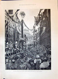 Old 1897 Royal Procession Majesty'S Carriage Ludgate Hill St. Pauls C Victorian