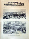 Old 1897 British Mission King Menelik King Abyssinia Army Mountains C Victorian
