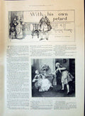 Old Print 1897 Mad Lady Romance Metham Story Frankfort Moore Illustration 19th