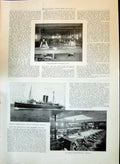 Old 1897 Beeston Pneumatic Tyres Great Eastern Railway Steam Ship Roe Victorian