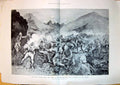 Old 1897 Indian Frontier War Scene Taking Sempagha Pass Queen'S SiVictorian