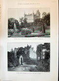 Old 1897 Dunrobin Castle Sutherland Cawdor Taymouth Breadalbane Gwydy 19th