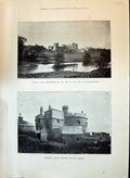 Old 1897 Alnwick Castle Northumberland Pendennis Falmouth Dunvegan Sk 19th