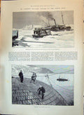 Old 1897 Andree Ballon North Pole Dane'S Island Spitbergen Testing Ea Victorian