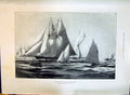 Old 1897 Racing Yachts Cowes Regatta Browne Berkeley Lewis Taylor Sim Victorian