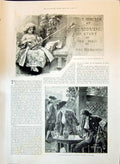 Old Print 1897 Kingdom Bourgorieau Story Paris Pemberton Men Lucien Duroe 19th