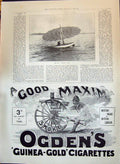 Antique Print 1897 Cyclone Sail Boat Advertisement Ogden'S Guinea GCigarett
