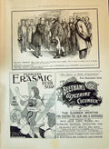 Old Print 1897 Sunlight Soap Erasmic Herb Soap Beetham Chemist Cheltenham 19th