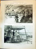 Old 1897 President Faure Russia Czar Ship Pothuau Krasnoe Selo George Victorian