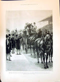 Old 1897 Duke York Ireland Fours-In-Hand Dublin Horse Show Indian War Victorian