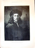 Old 1897 Man With A Stick Portait Rembrandt Louvre Catholic Augustine Victorian