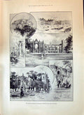 Old 1897 Church Congress Nottingham Wilford Church Newstead Abbey Cas Victorian