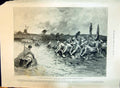 Old 1897 Military Manoeuvres Germany Crossing River Landor Dow Moss S Victorian