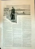 Old 1897 Dancer Koom Ombo Story Man River Nile Egyptian People Montba Victorian