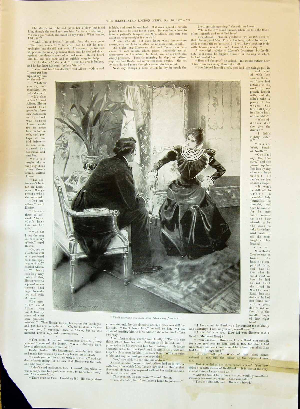 Old 1897 Lady Man Romance Indian Frontier Interior Fort Bara Devon Bi Victorian