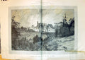 Old 1897 Exterior Cowdray Park Mansion House Seat Earl Egmont Montbar 19th