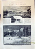Old 1897 Klondike Si-Wash Rock Burrard Lake Barge Soudan War Berber M Victorian