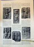 Old 1897 Curios Benin European Matchlock Native Executioners Leopards Victorian