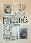 Antique Old Print 1897 Advertisement Mellins Food Baby Denmark Hotel Cooksley