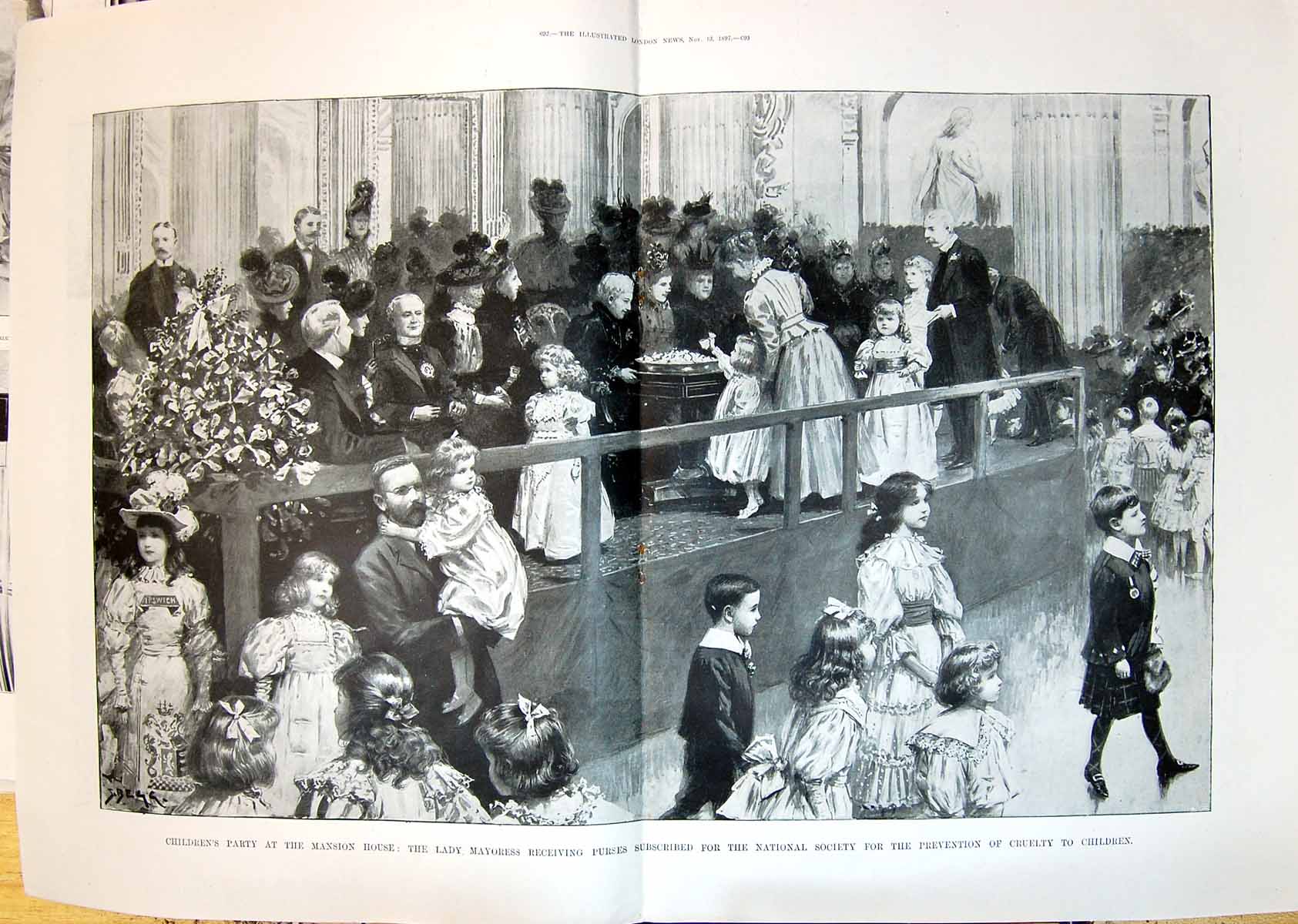 Old 1897 Childrens Party Mansion House Lady Mayoress Purses N.S.P.C.A 19th