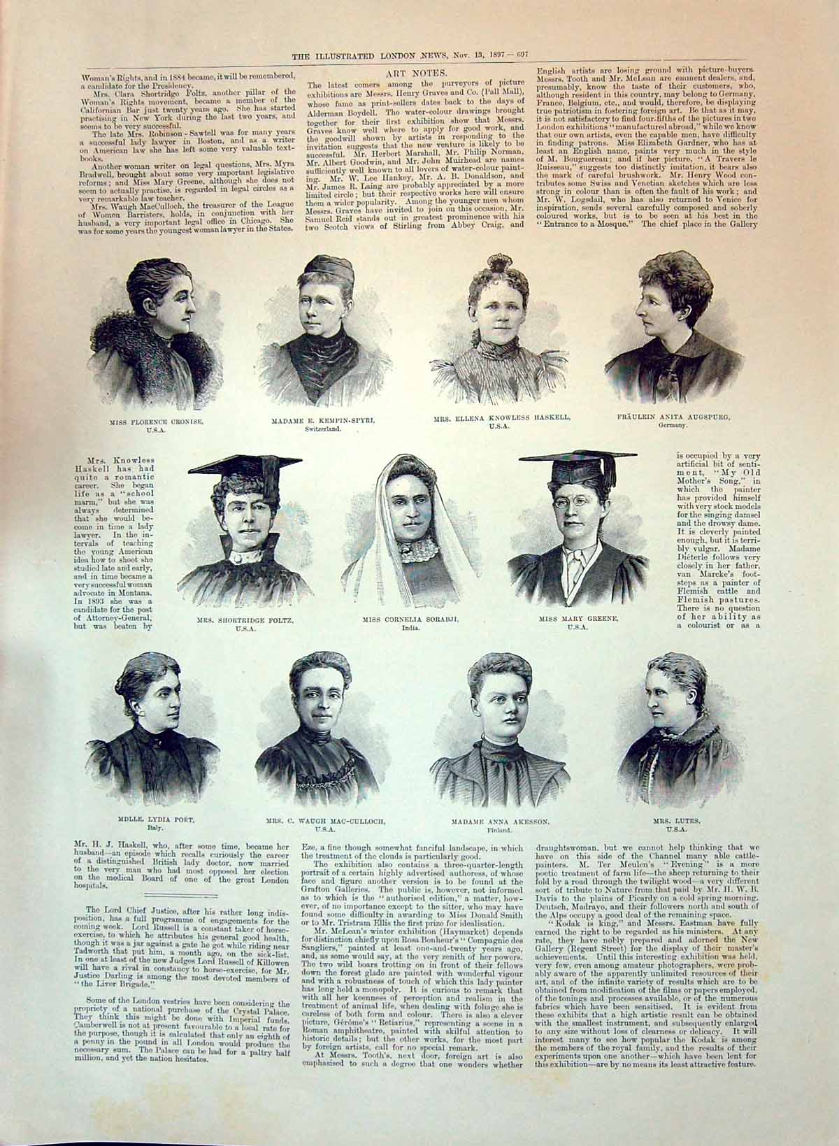 Old 1897 Cronise Kempin-Spyri Haskell Sorabji Foltz Greene Akesson Lu Victorian